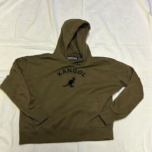 Kangol Crop Hoodie/Womens/Large